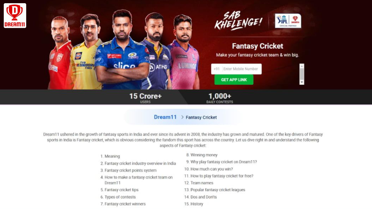 Dream11 (Dream Sports)