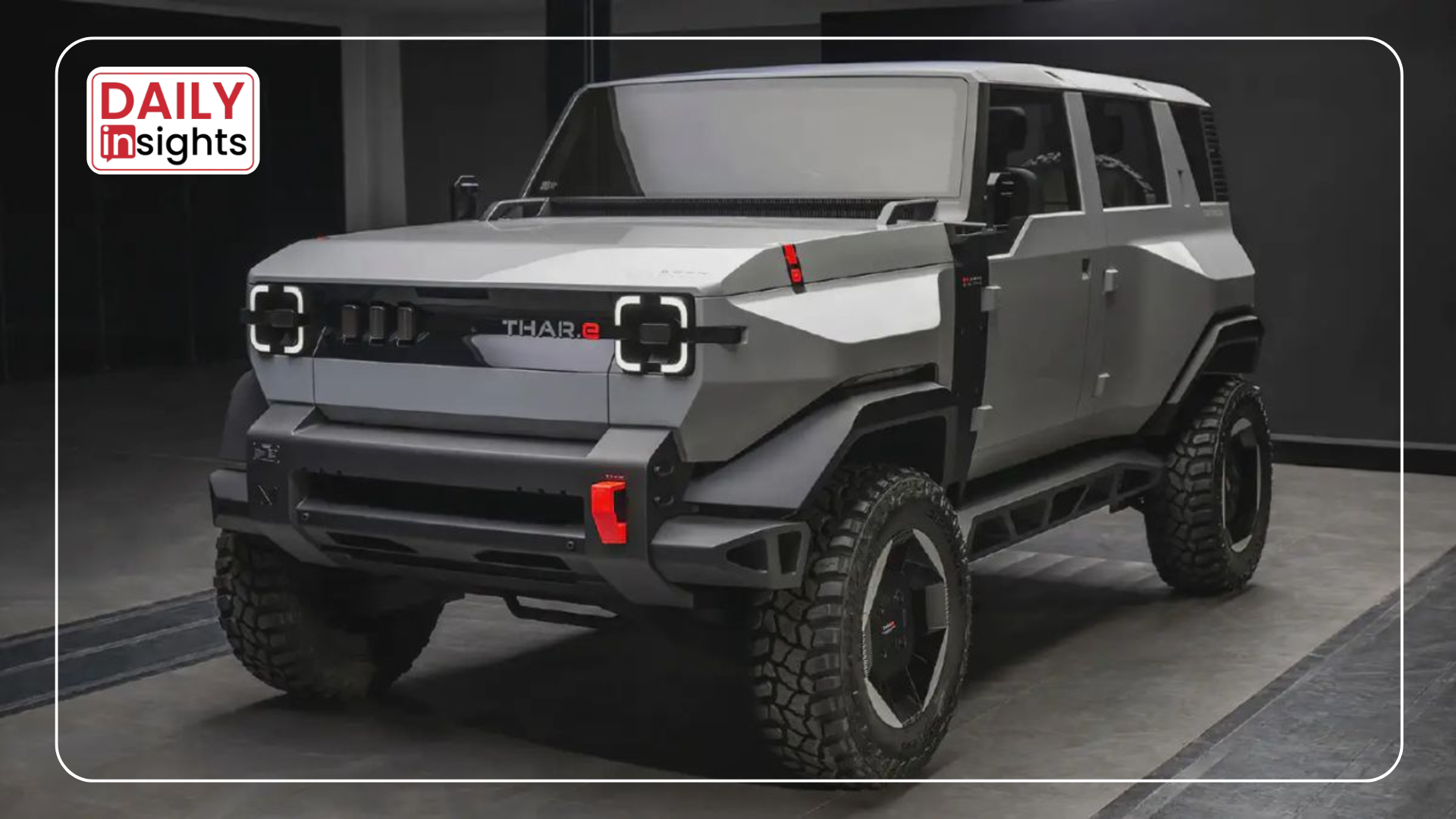 Mahindra Thar E Electric